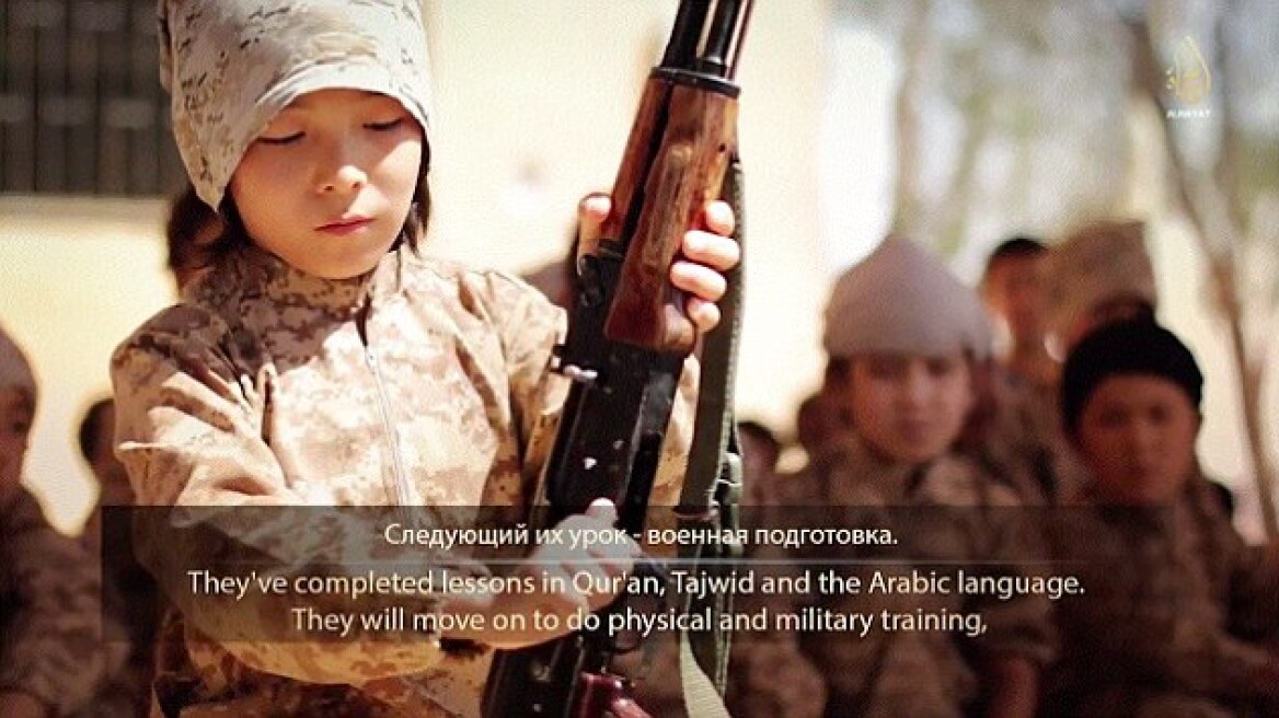 Νέο βίντεο των τζιχαντιστών με παιδιά-στρατιώτες από το Καζακστάν